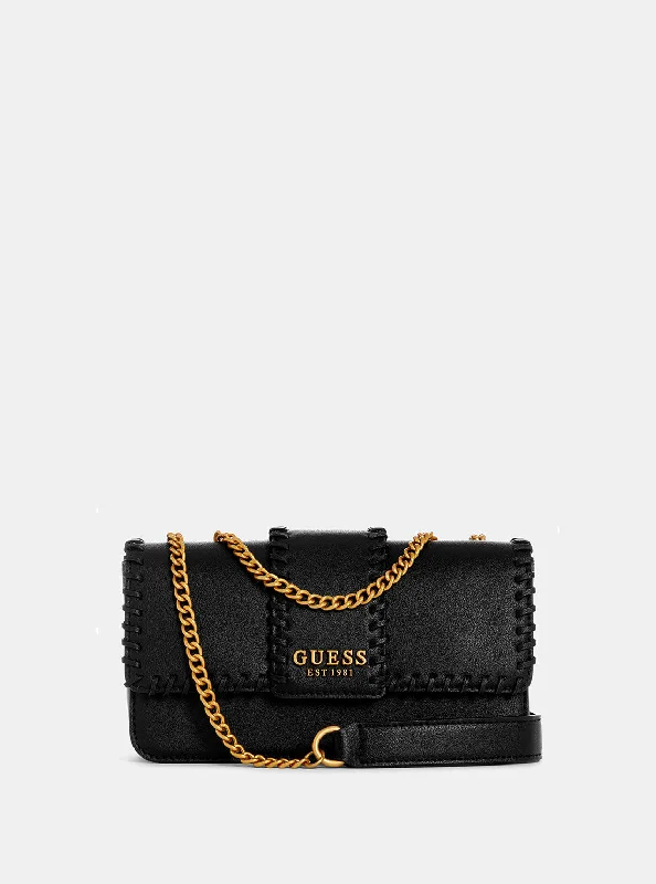 Money clips with built-in bottle openersBlack Libera Crossbody Bag