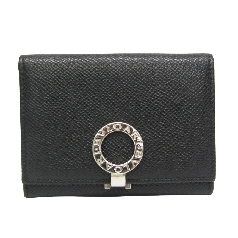 Stainless steel money clips for durabilityBulgari Bvlgari Bvlgari  Leather Wallet  (Pre-Owned)