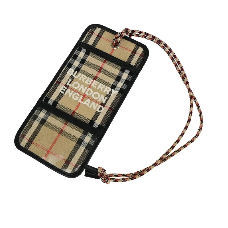 Money clips for women with sleek designsBurberry House Check  Canvas Wallet  (Pre-Owned)