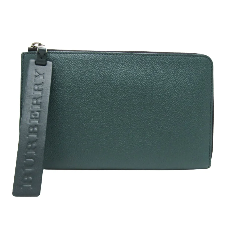 Money clips with RFID protectionBurberry -  Leather Clutch Bag (Pre-Owned)