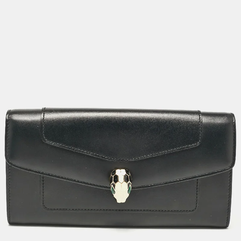 Best money clips for cash and cardsBvlgari Black Leather Serpenti Forever Continental Wallet Best money clips for cash and cardsBvlgari Black Leather Serpenti Forever Continental Wallet
