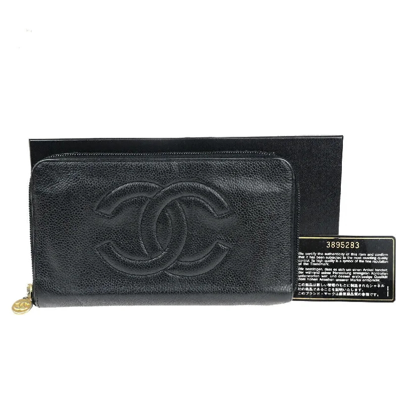 Chanel Portefeuille Zippé  Calfskin Wallet  (Pre-Owned)