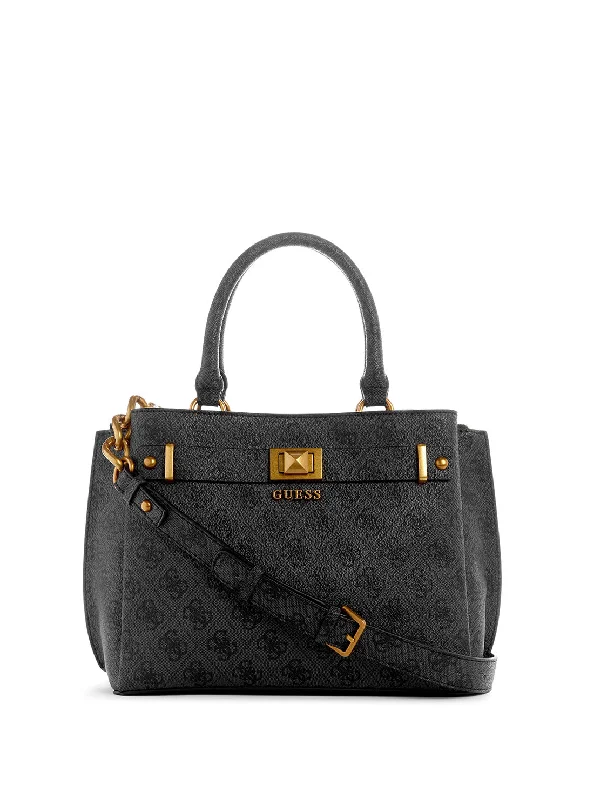 Eco-friendly money clips made from sustainable materialsCoal Logo Aieta Girlfriend Satchel