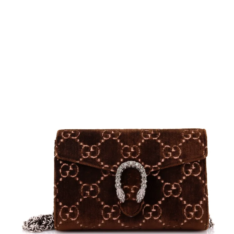 Best money clips for cash and cardsDionysus Chain Wallet GG Velvet Small