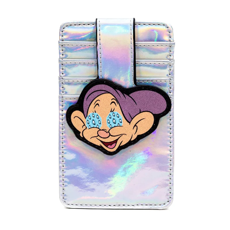 Lightweight money clips for travelDisney "Snow White and the Seven Dwarfs" Dopey Diamond Eyes ID Cardholder