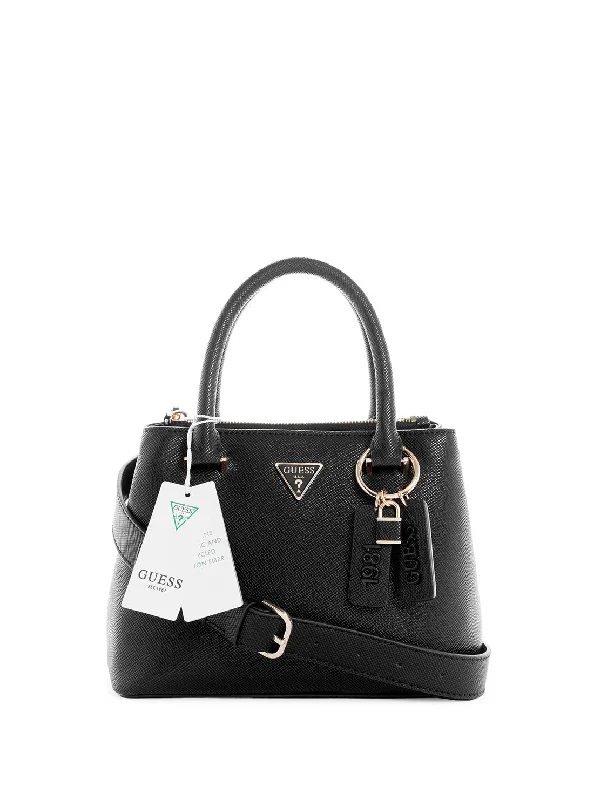 Eco-friendly money clips made from sustainable materialsEco Black Ivy Girlfriend Satchel Bag