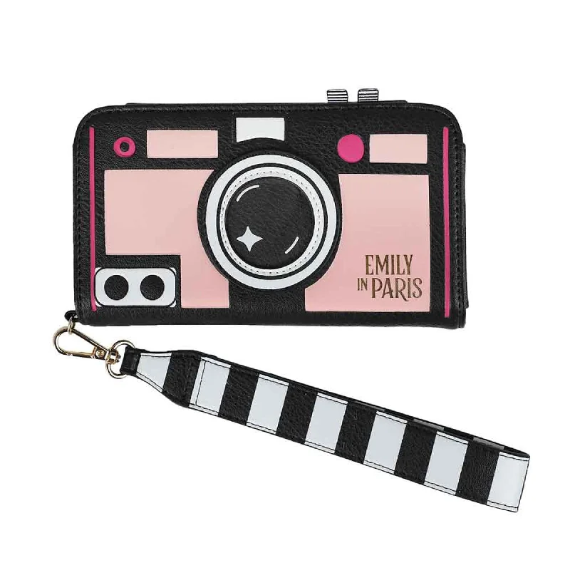 Money clips for women with sleek designsEmily in Paris Phone Wristlet Wallet