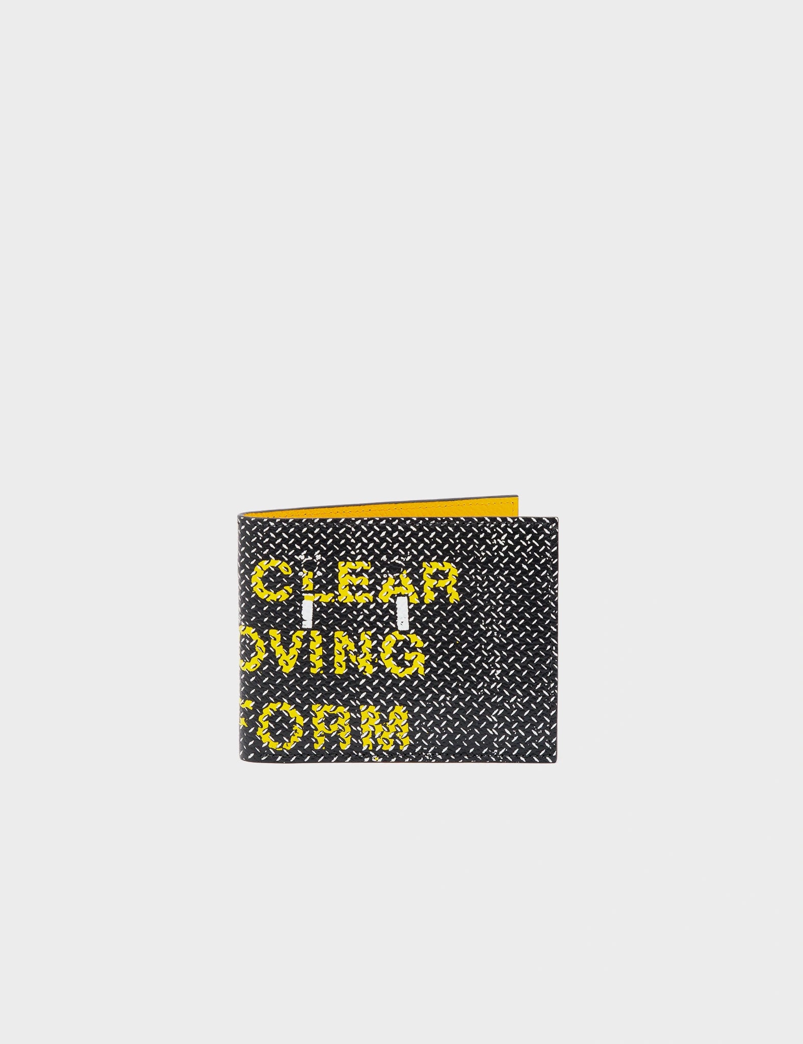 Money clips vs traditional walletsFelicia Black Leather Bifold Wallet  - Subway Platform Print