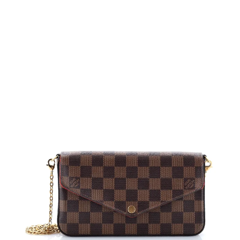 Money clips for women with sleek designsFelicie Pochette Damier