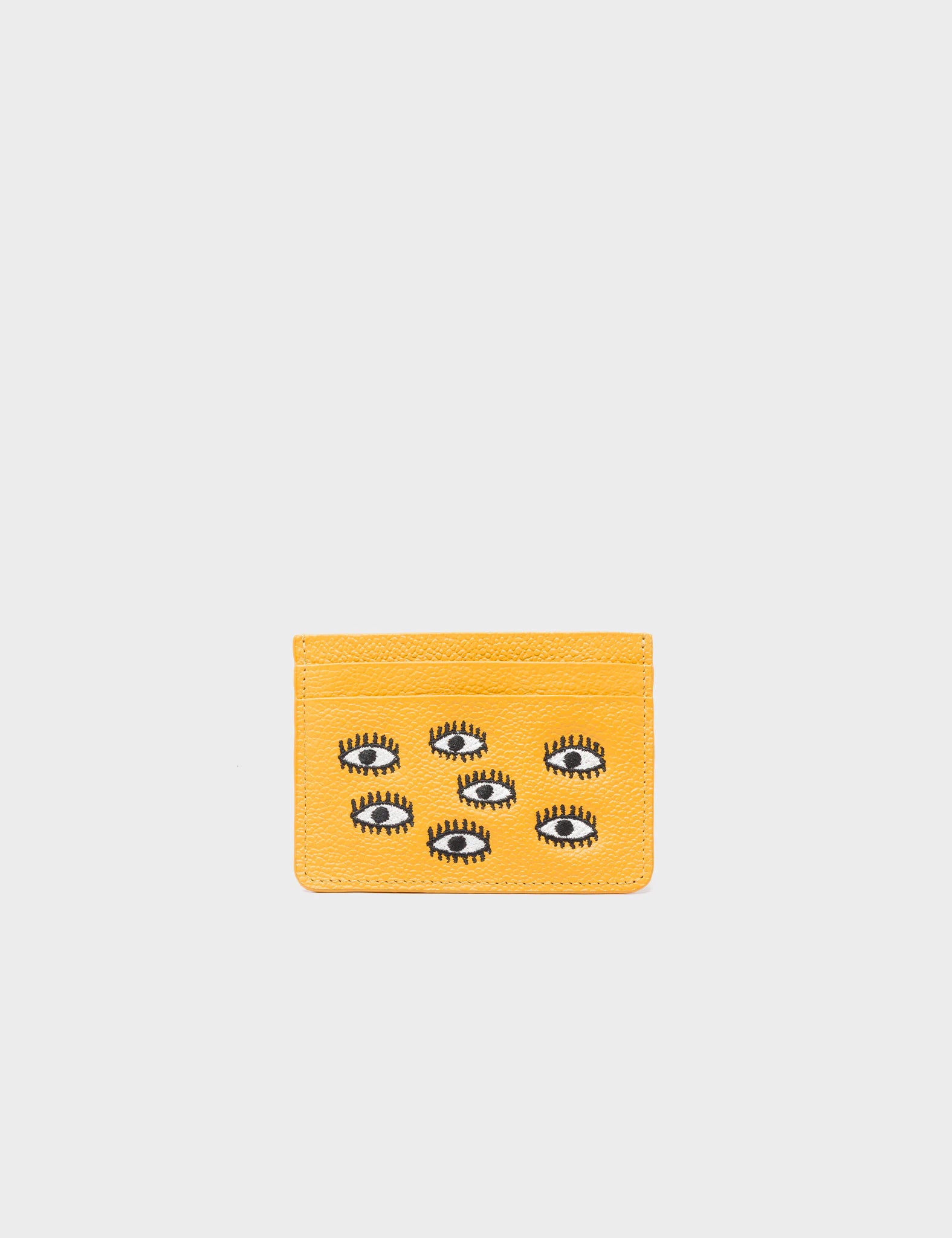 Top-rated money clips for everyday useFilium Golden Glow Leather Cardholder - All Over Eyes Embroidery
