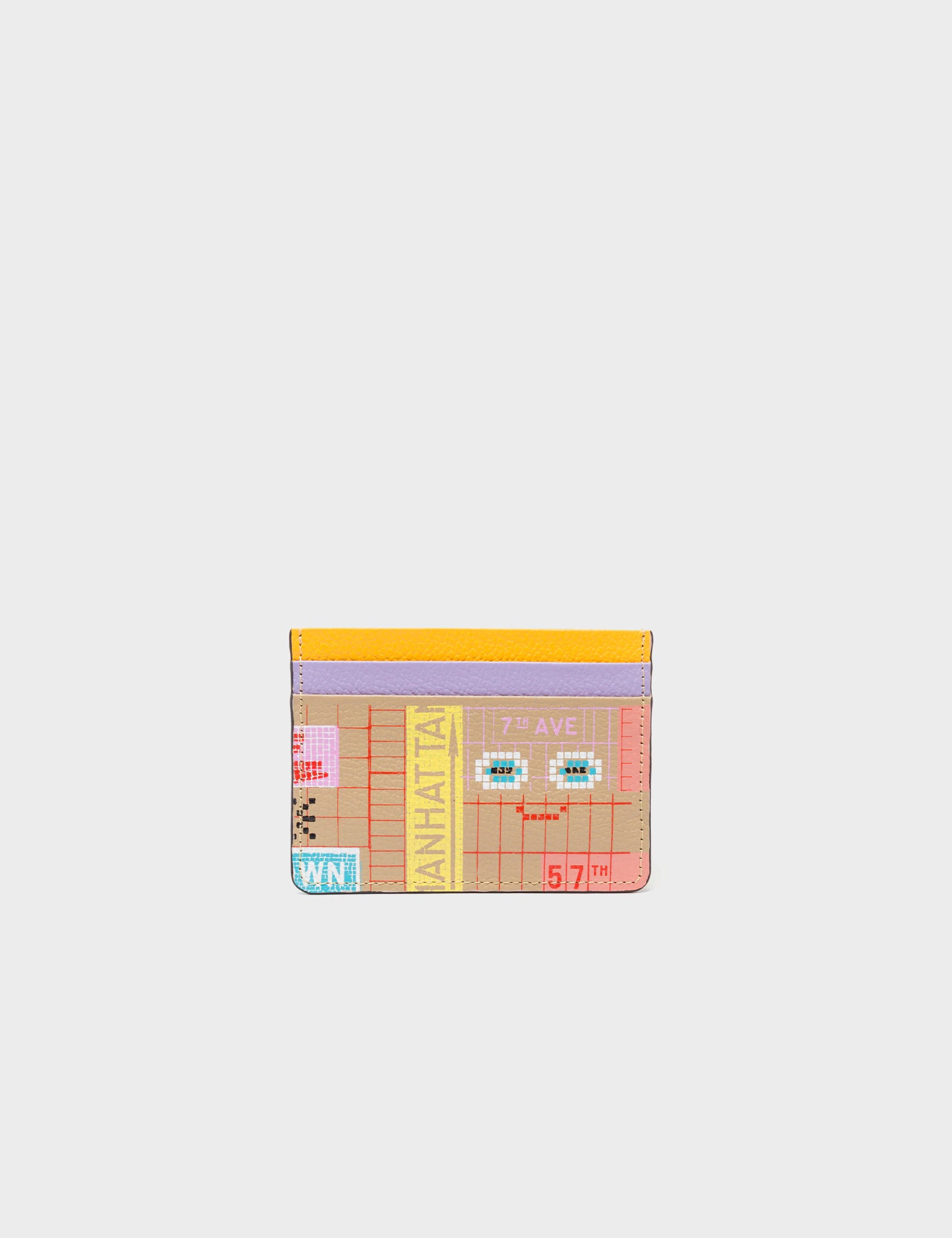 Money clips with RFID protectionFilium Iced Coffee Leather Cardholder - Subway Stories Design