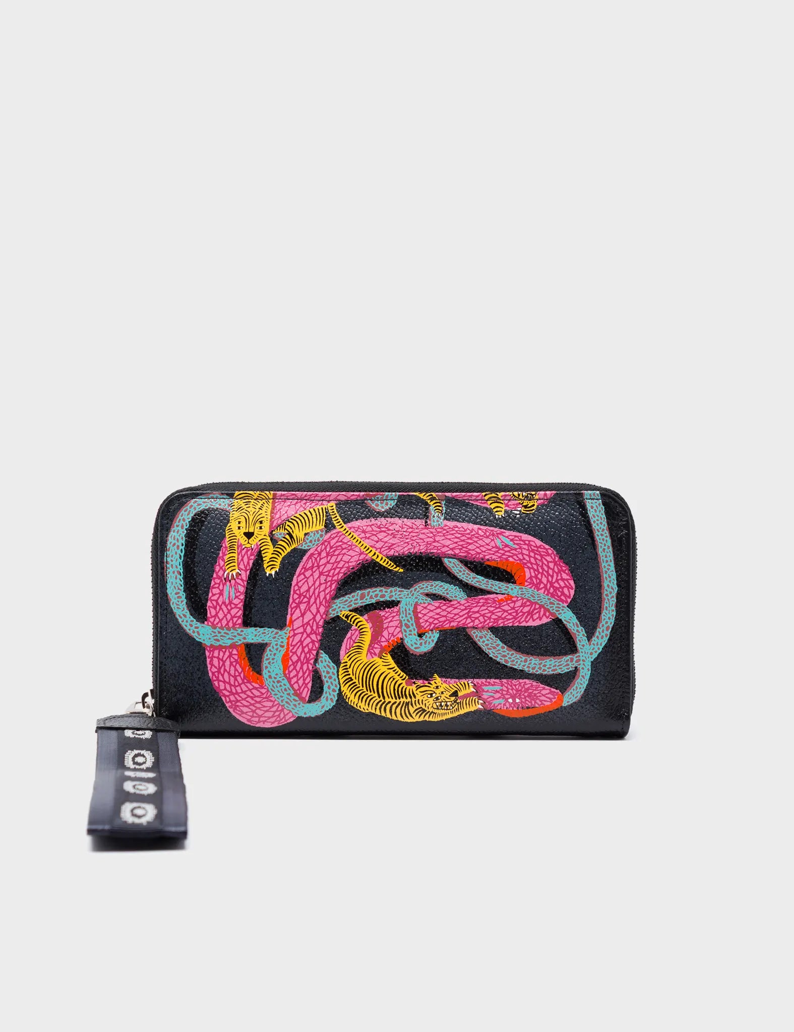 Slim money clips for minimalist walletsFrancis Black Leather Wallet - Tangle Tales Black Print Slim money clips for minimalist walletsFrancis Black Leather Wallet - Tangle Tales Black Print