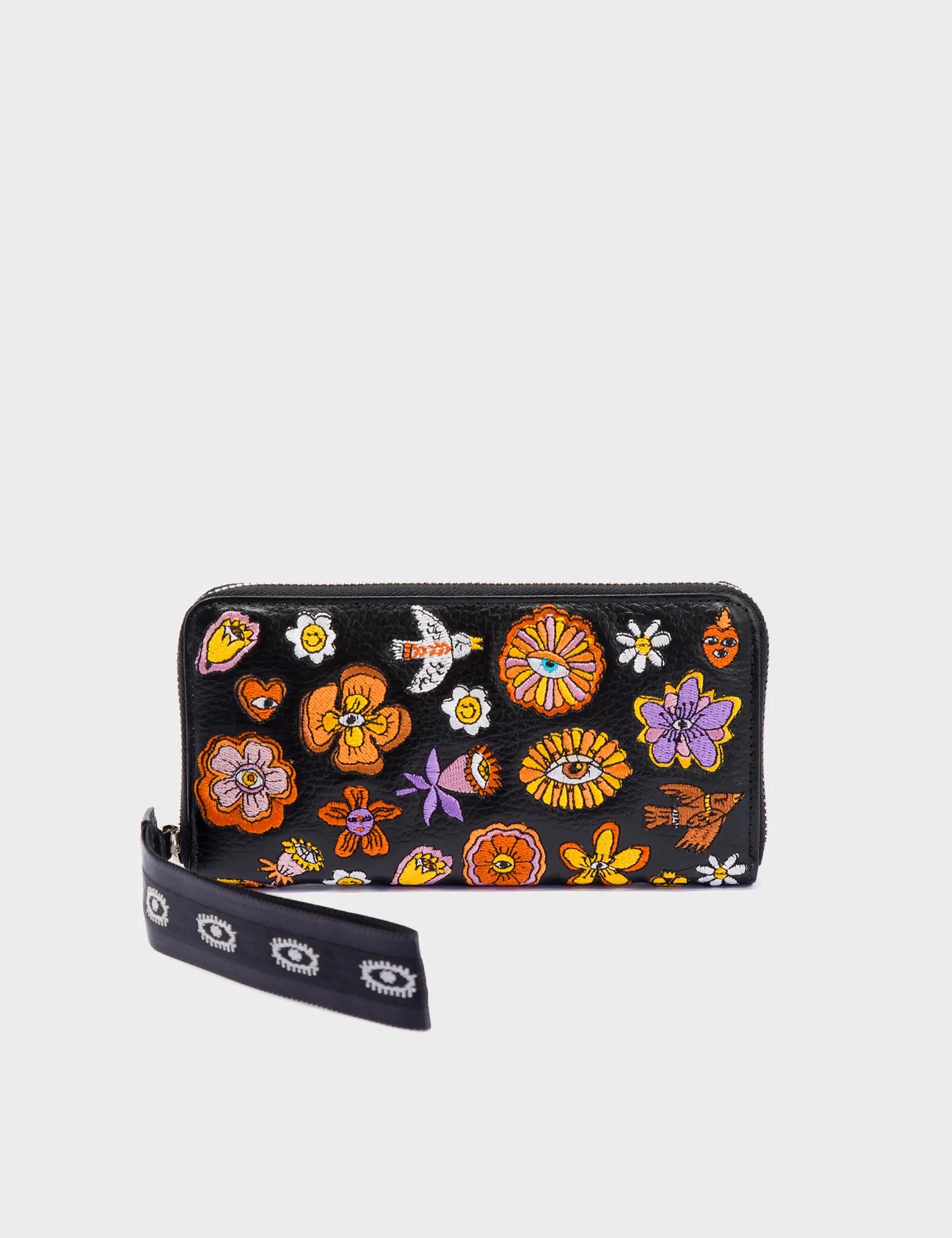 How to choose the right money clipFrancis Black Leather Wallet - Vintage Bloom Embroidery How to choose the right money clipFrancis Black Leather Wallet - Vintage Bloom Embroidery