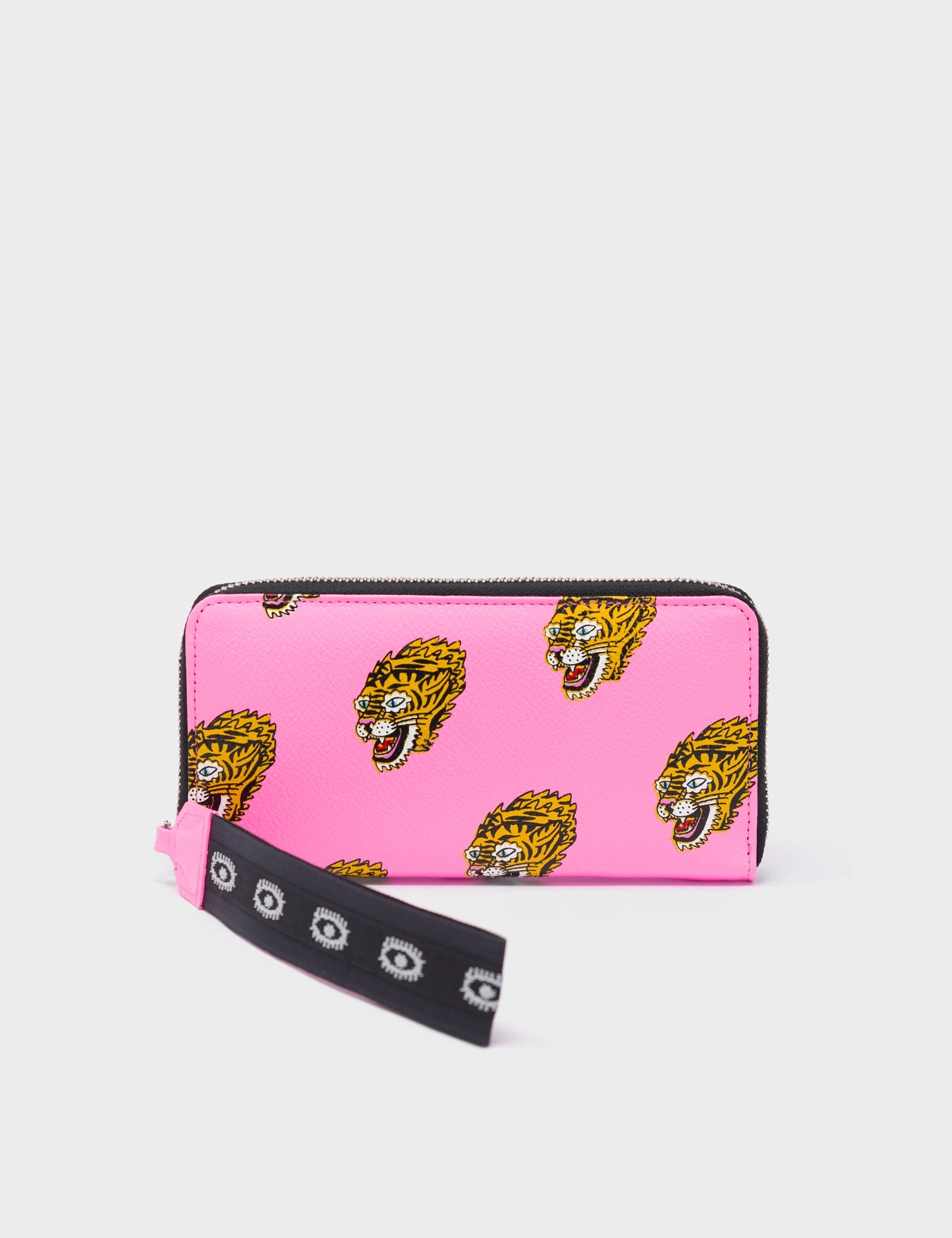 Personalized engraved money clips for menFrancis Bubblegum Pink Leather Wallet - Blazing Tiger Print Personalized engraved money clips for menFrancis Bubblegum Pink Leather Wallet - Blazing Tiger Print