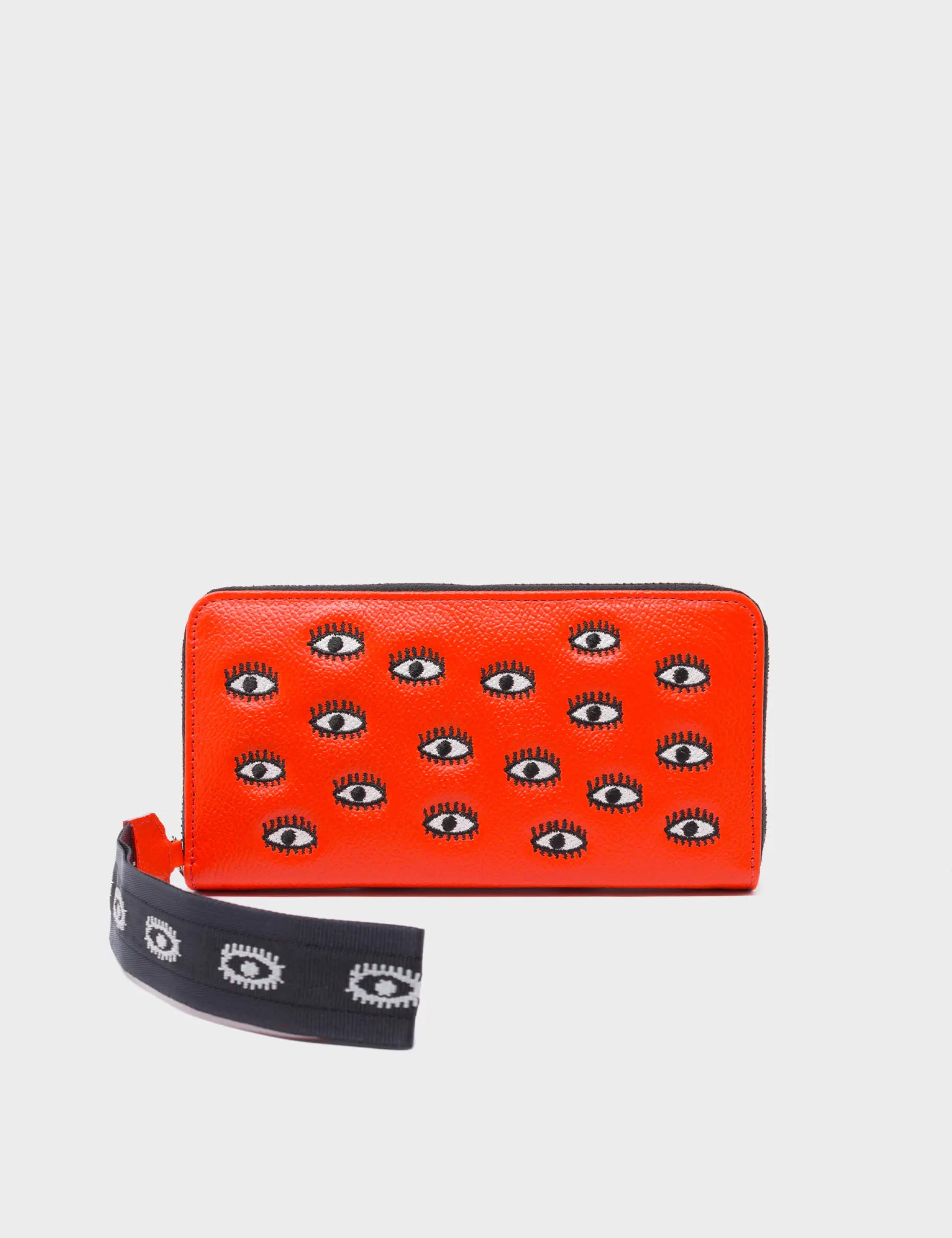 Elegant money clips for weddingsFrancis Fiesta Red Leather Wallet - All Over Eyes Embroidery Elegant money clips for weddingsFrancis Fiesta Red Leather Wallet - All Over Eyes Embroidery