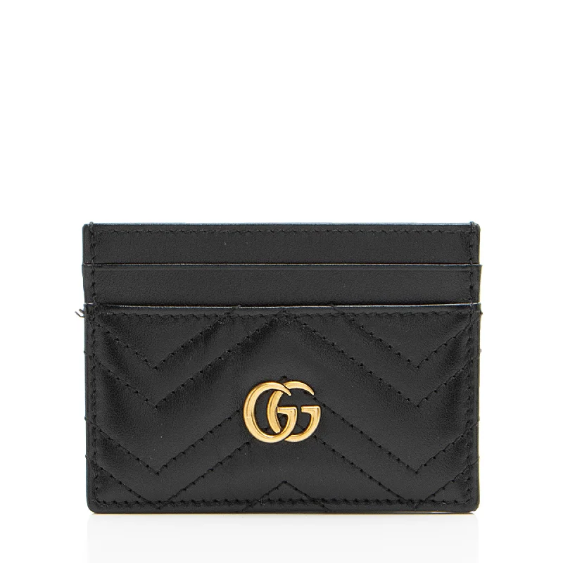 Money clips with magnetic closureGucci Matelasse Leather GG Marmont Card Case