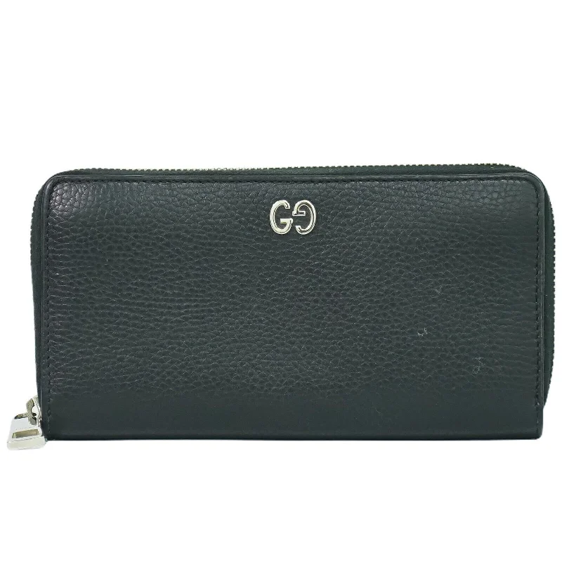 Gucci Zip Around  Leather Wallet  (Pre-Owned)