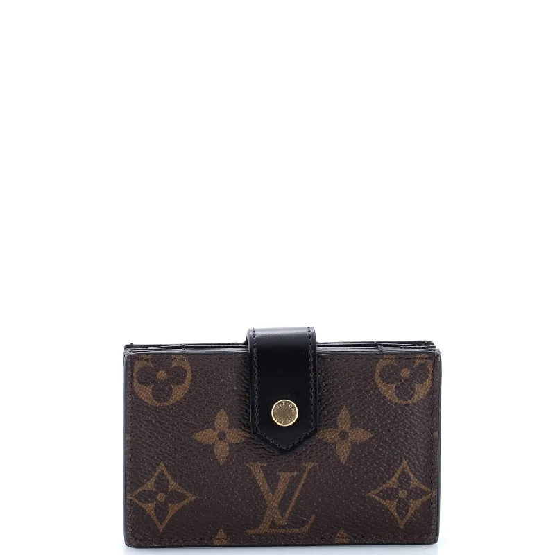 Custom money clips for corporate giftsGusseted Card Holder Monogram Canvas