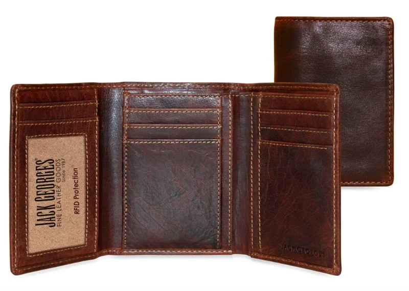 Eco-friendly money clips made from sustainable materialsJack Georges Voyager Tri-Fold Wallet