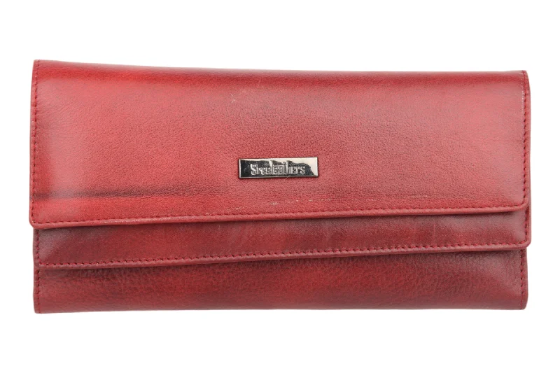 Best money clips for cash and cardsLADIES PREMIUM LEATHER CLUTCH 54506 (MAROON)