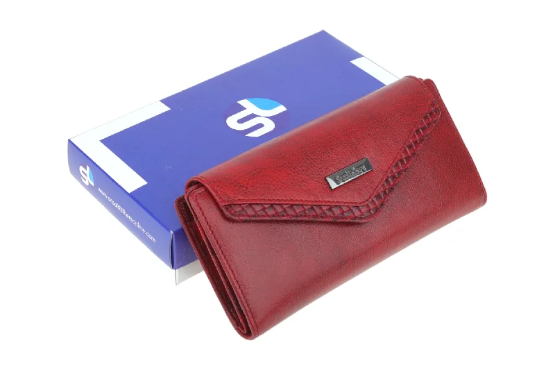 Custom money clips for corporate giftsLadies Premium leather clutch 997444
