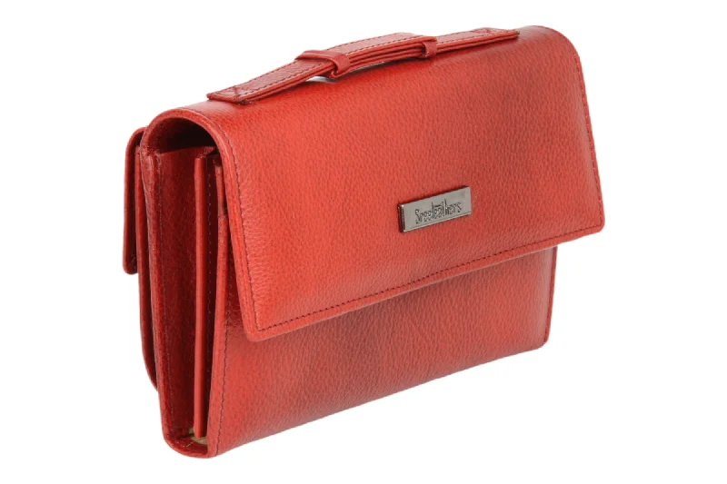 Money clips with magnetic closureLadies Premium leather clutch with detachable sling strap 54503 (MAROON) Money clips with magnetic closureLadies Premium leather clutch with detachable sling strap 54503 (MAROON)