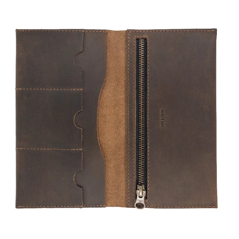 Elegant money clips for weddingsLarge Wallet for Passport with Credit Card Slots