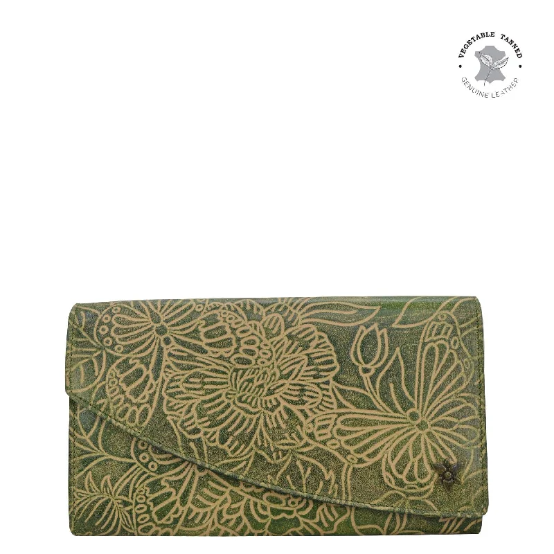 Lightweight money clips for travelAccordion Flap Wallet - 1174