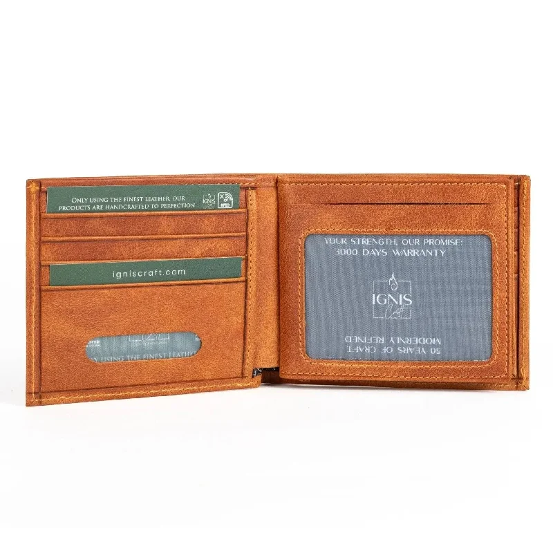 Vintage-style money clips for collectorsBifold Leather Wallet | Essential Amber