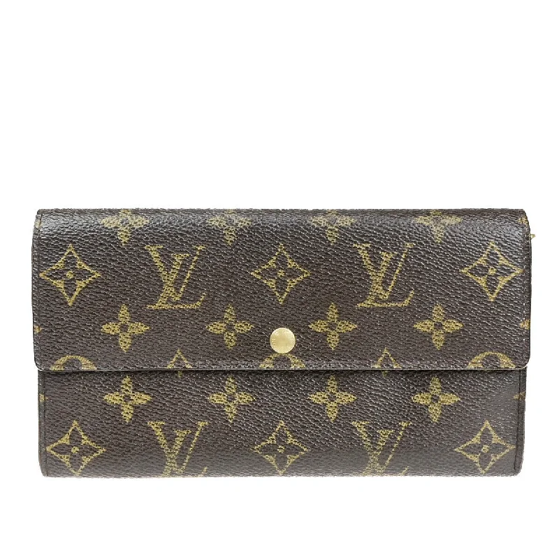Louis Vuitton Porte Monnaie Cit  Canvas Wallet  (Pre-Owned)