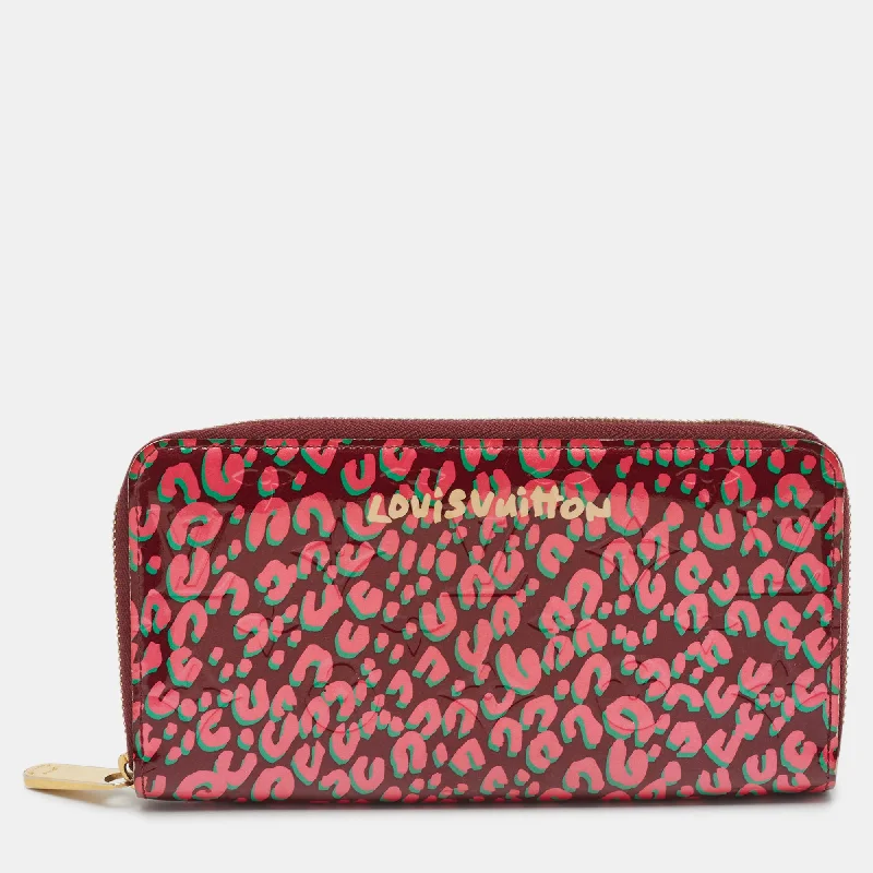 Money clips with built-in bottle openersLouis Vuitton Rouge Fauviste Monogram Vernis Leopard Zippy Wallet