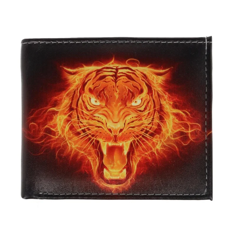 Best money clips for cash and cardsMen's Electric Tiger Bifold Wallet