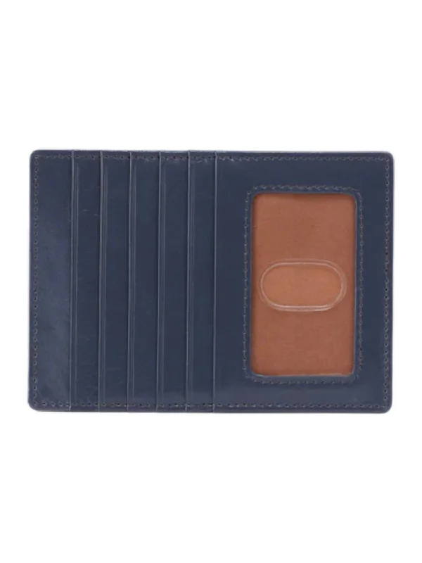Personalized engraved money clips for menMen's Euro Slide Card Case In Blue Stone