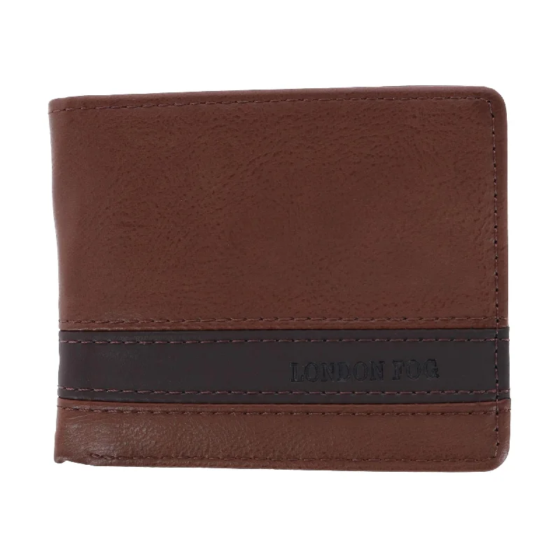 Stainless steel money clips for durabilityMen's Leather Bifold Passcase Wallet