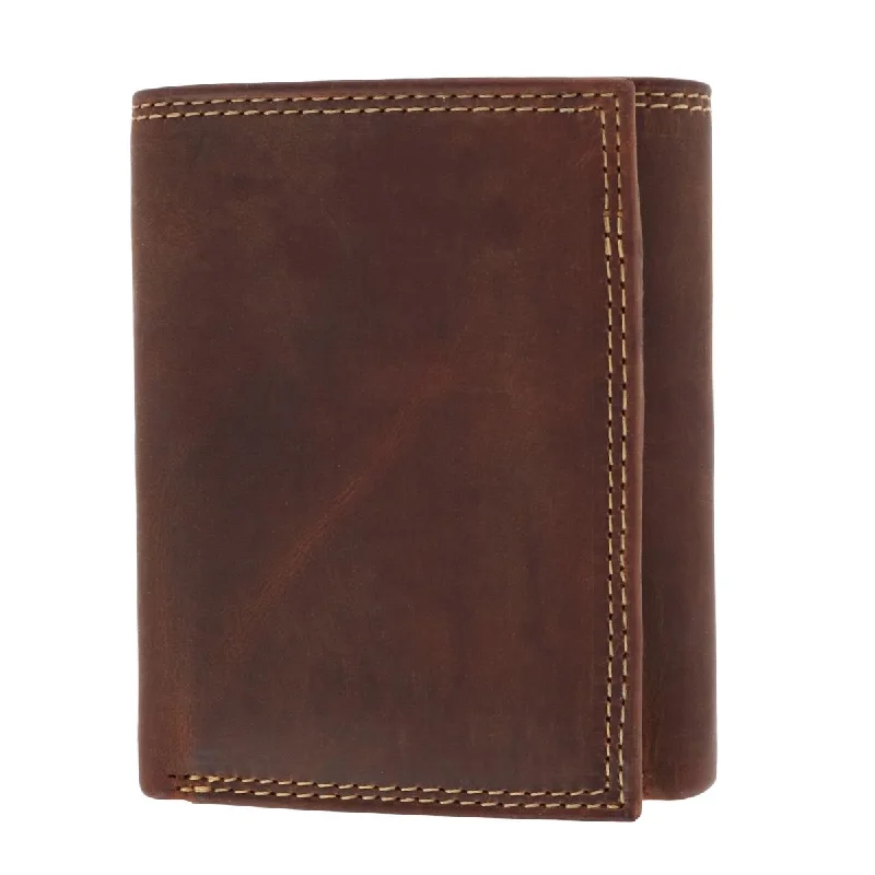 How to choose the right money clipMen's Leather Contrast Stitch Trifold Wallet