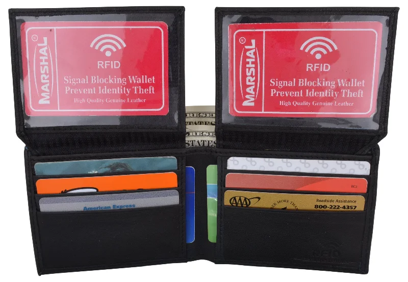 Vintage-style money clips for collectorsMen's Leather RFID Blocking Double Flap Up ID Windows Bifold Card Holder Wallet / RFID590GT Vintage-style money clips for collectorsMen's Leather RFID Blocking Double Flap Up ID Windows Bifold Card Holder Wallet / RFID590GT
