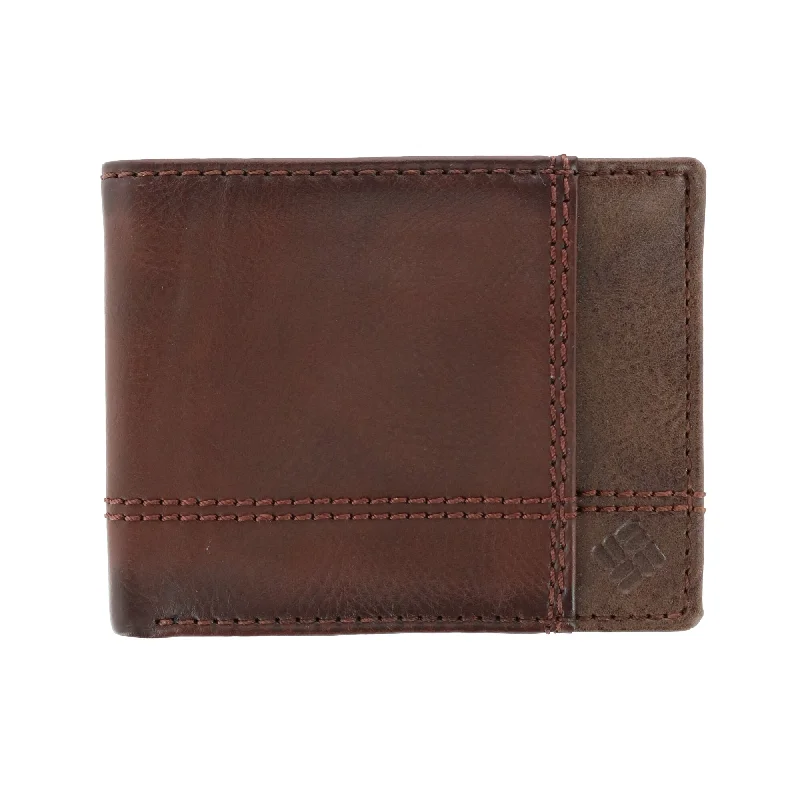 Top-rated money clips for everyday useMen's Leather RFID Slim Bifold Wallet with Exterior Pocket