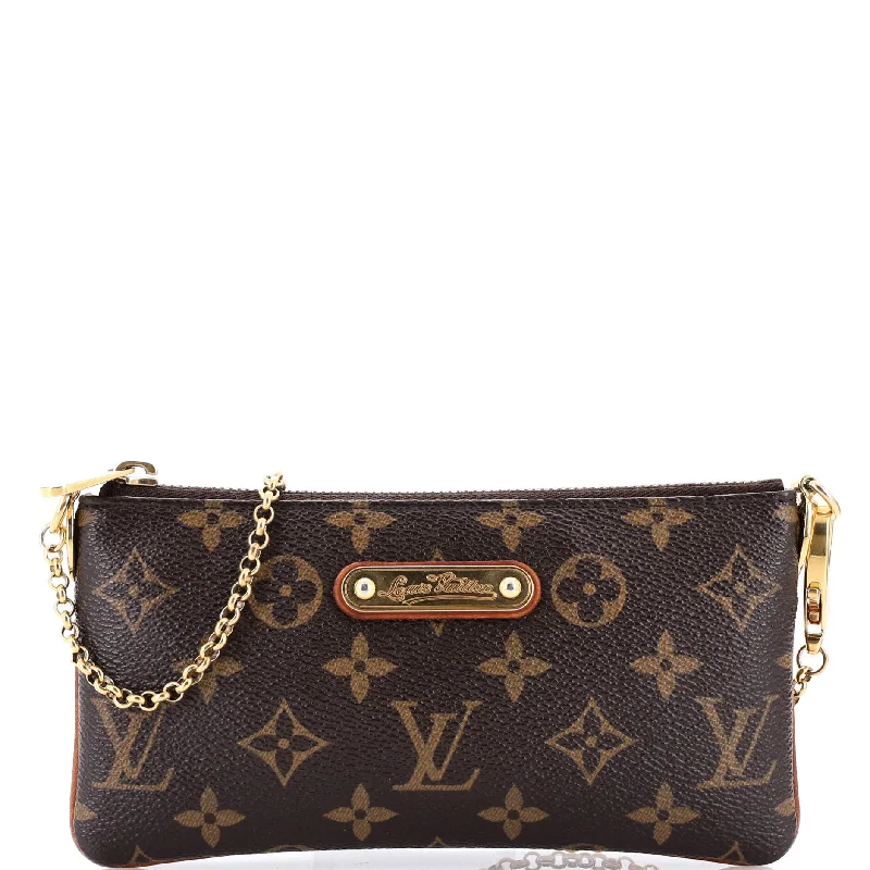 Slim money clips for minimalist walletsMilla Pochette Monogram Canvas MM
