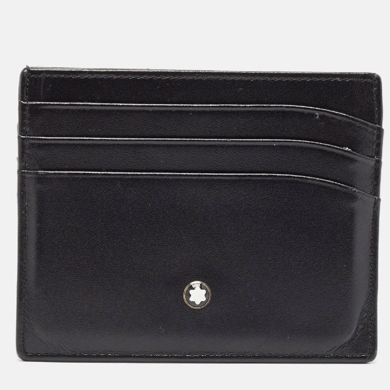 Lightweight money clips for travelMontblanc Black Meisterstuck Card Holder