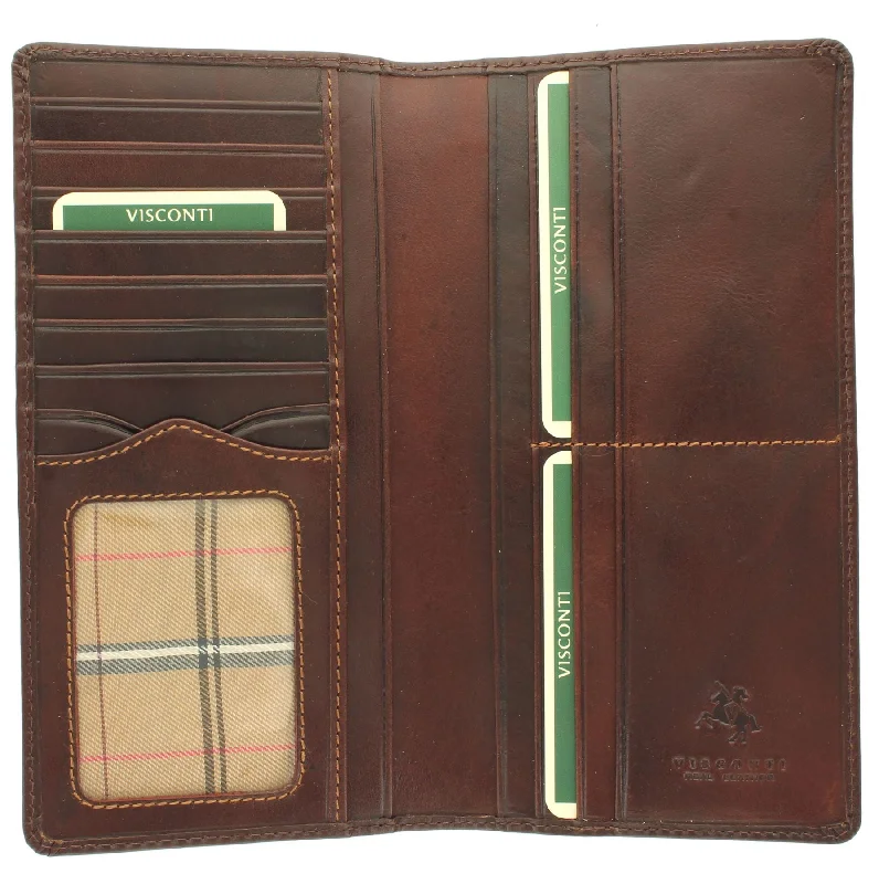 Eco-friendly money clips made from sustainable materialsVisconti Monza Collection Vegetable Tanned Gents Leather TURIN Jacket Wallet RFID blocking MZ6