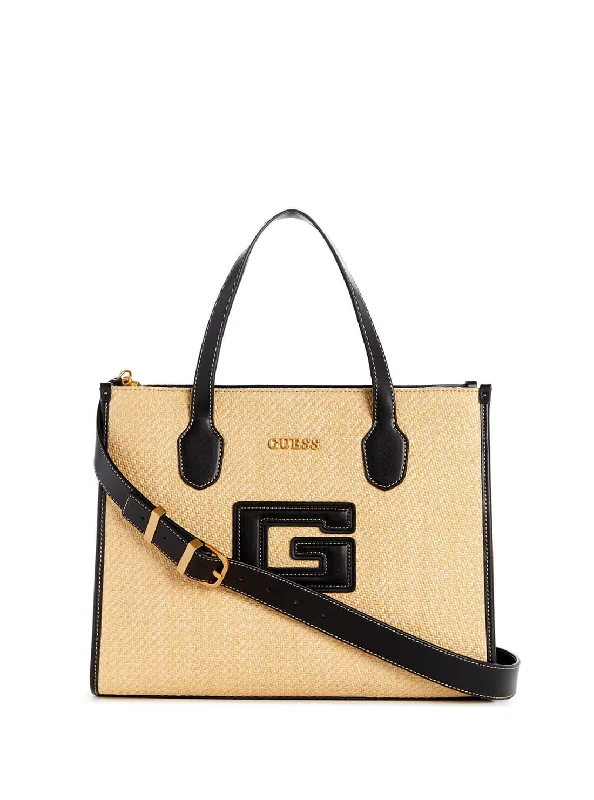 Elegant money clips for weddingsNatural and Black G Status Dual Tote Bag