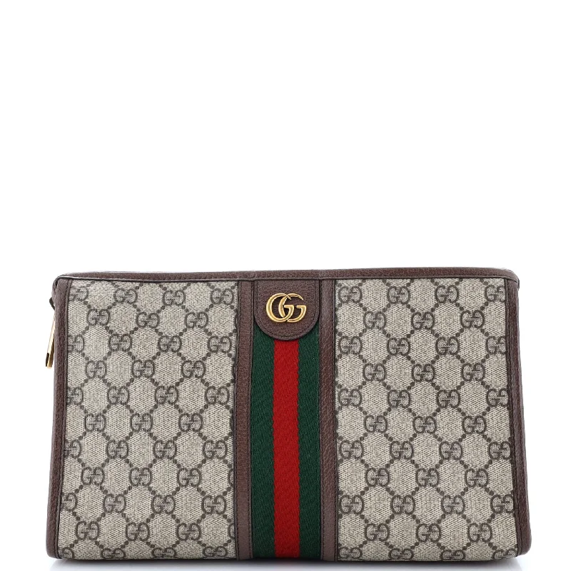 Best money clips for cash and cardsOphidia Toiletry Pouch GG Coated Canvas Large