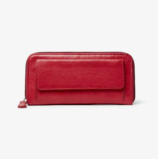 Luxury leather money clips with card slotsOsgood Marley Zip-around Wallet