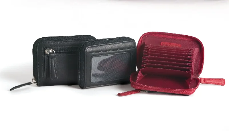 Money clips for holding large amounts of cashOsgoode Marley RFID Accordian Card File Wallet