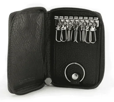 Stainless steel money clips for durabilityOsgoode Marley Eight Hook Zip Key Case with Valet