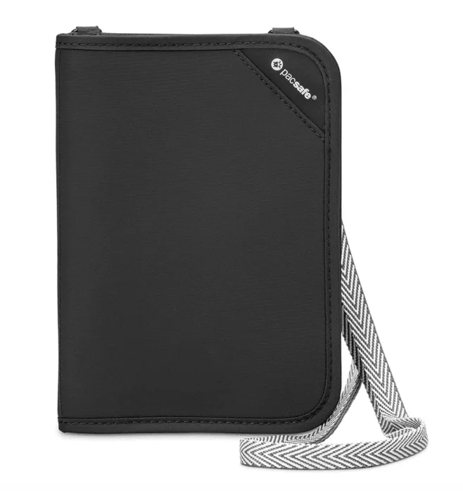Lightweight money clips for travelPacsafe RFIDsafe V150 Travel Wallet