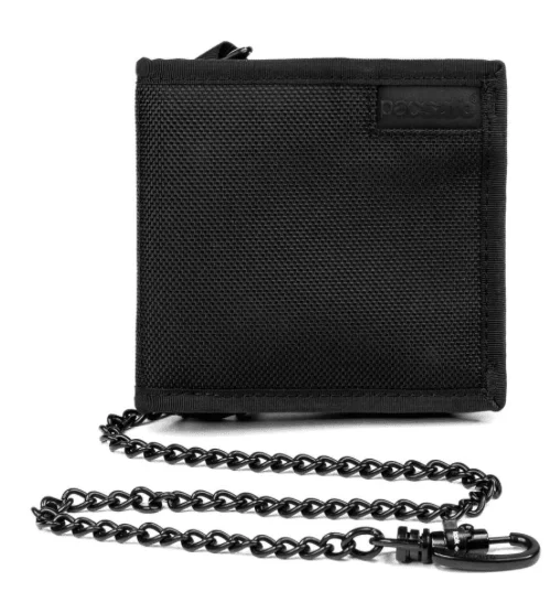 Money clips for holding large amounts of cashPacsafe RFIDsafe Z100 Anti-Theft RFID Blocking Bi-Fold Wallet
