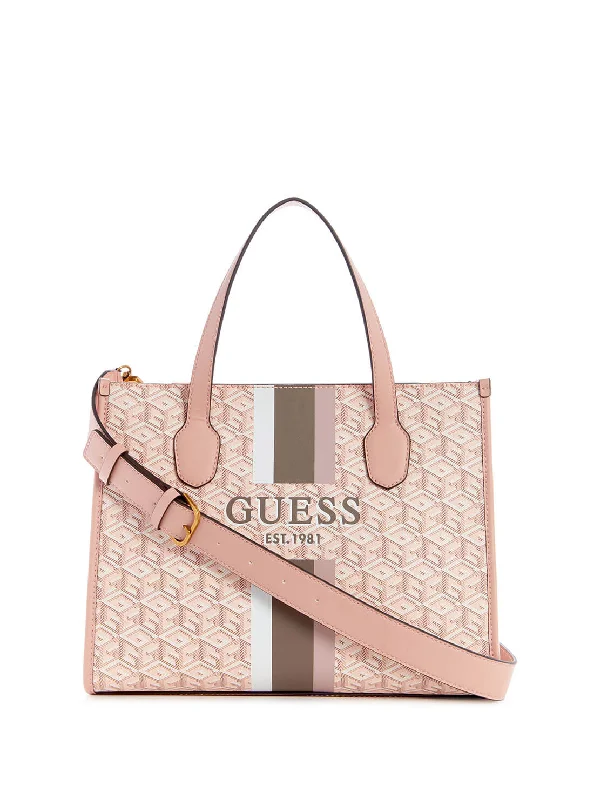 Vintage-style money clips for collectorsPale Pink Silvana Small Tote Bag