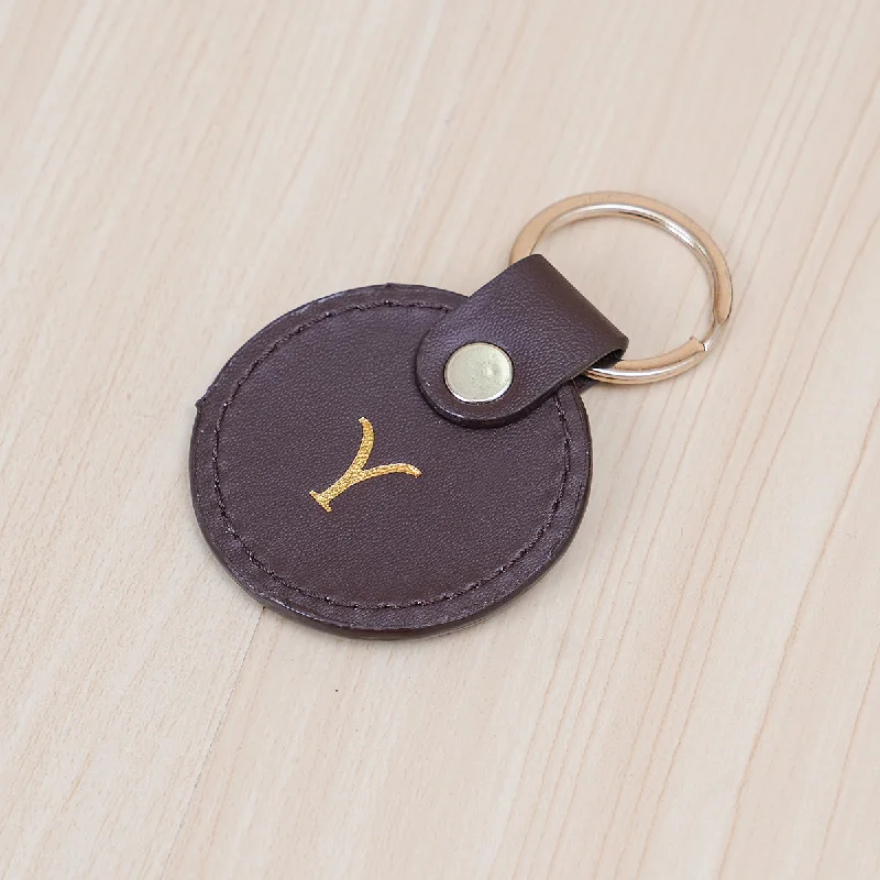 Stainless steel money clips for durabilityPersonalized Keychain - Brown