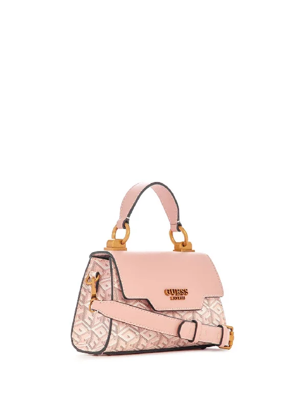 Money clips with built-in bottle openersPink Logo Hallie Mini Crossbody Bag